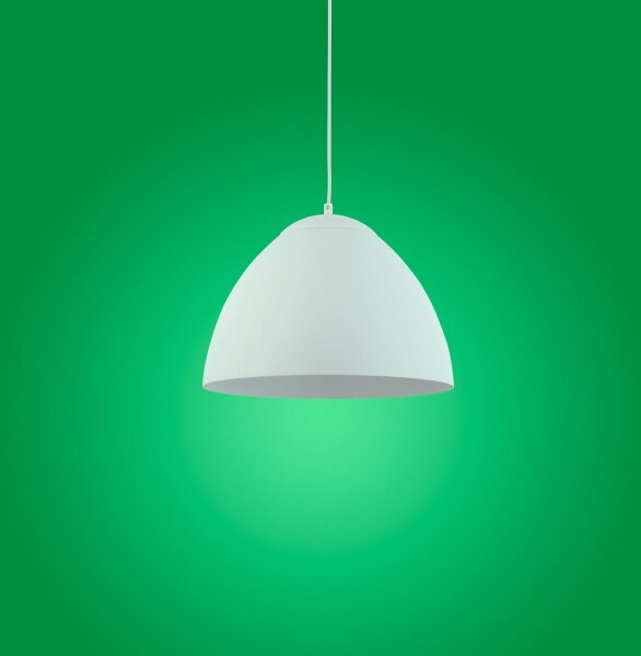 Lustr na lanku FARO 1xE27/60W/230V bílá