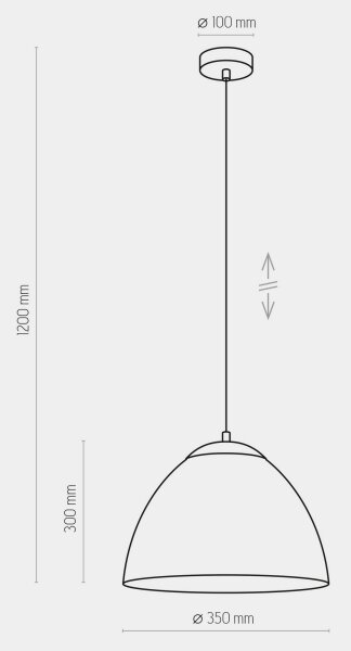 Lustr na lanku FARO 1xE27/60W/230V bílá