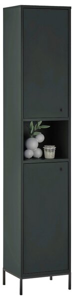 VYSOKÁ SKŘÍŇ, tmavě zelená, tmavě zelená, 38/197/32 cm Xora - Koupelnové série, Online Only