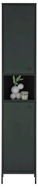 VYSOKÁ SKŘÍŇ, tmavě zelená, tmavě zelená, 38/197/32 cm Xora - Koupelnové série, Online Only