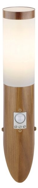 Globo 3157SW - Venkovní nástěnné svítidlo se senzorem BOSTON 1xE27/15W/230V IP44