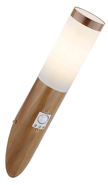 Globo 3157SW - Venkovní nástěnné svítidlo se senzorem BOSTON 1xE27/15W/230V IP44