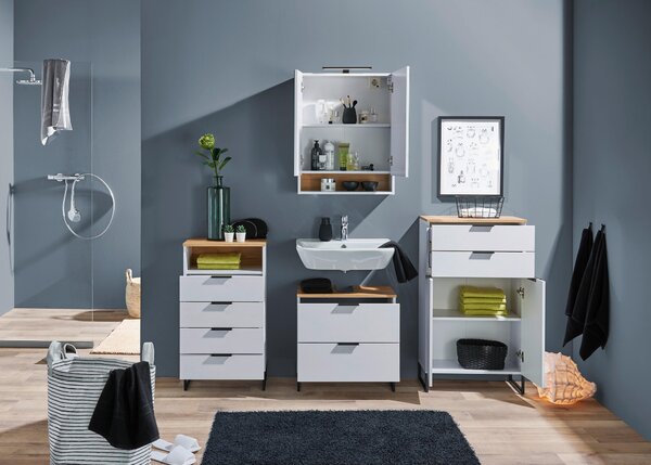 MIDI SKŘÍŇKA, barvy dubu, 60/106/32 cm home24 - Koupelnové série, Online Only