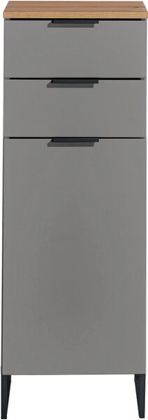 MIDI SKŘÍŇKA, šedá, barvy dubu, 38/106/32 cm home24 - Koupelnové série, Online Only