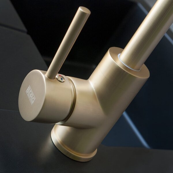 Berg Light Gold Pro kuchyňská baterie stojící zlatá/staré zlato 830008BG