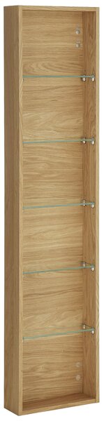 REGÁL DO KOUPELNY, barvy dubu, 35/150/12 cm Linea Natura - Koupelnové série, Online Only