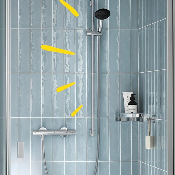 Grohe Precision Get sprchová baterie nastěnná s termostatem StarLight Chrome 34857000