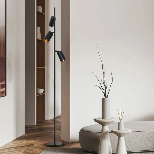 Goldlux Maribel stojací lampa 3x12 W černá 326577