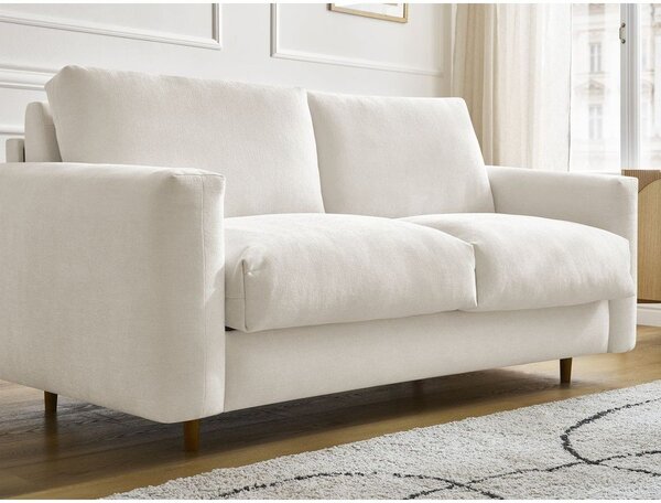 Béžová pohovka na každodenní spaní/rozkládací 200 cm Cocoone – Bobochic Paris