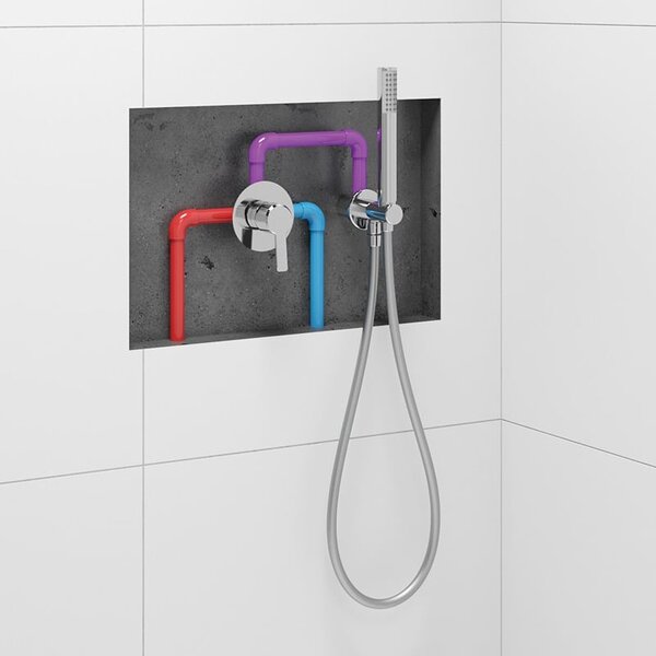 Deante sprchová hadice 150 cm stříbrná NDA_351W