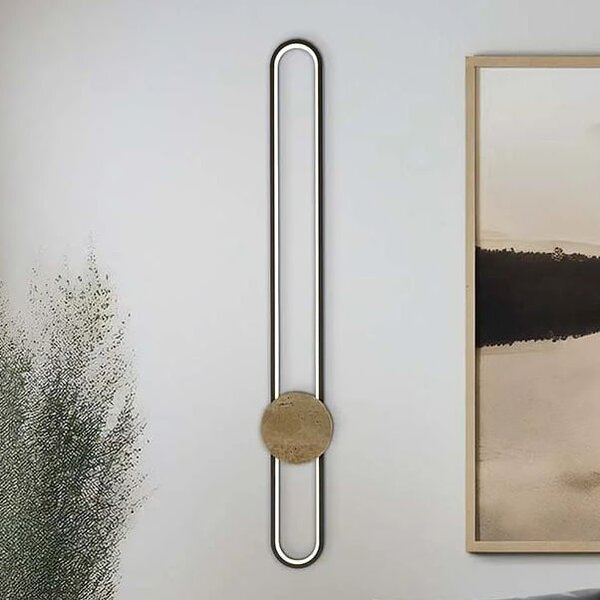 Goldlux Florentyna nástěnné svítidlo 1x24 W černá 333919