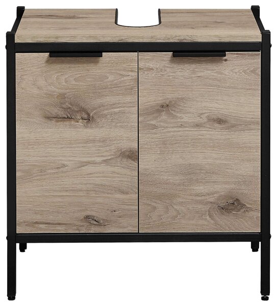 SKŘÍŇKA POD UMYVADLO, barvy dubu, barvy dubu, 60/60/35 cm home24 - Koupelnové série, Online Only