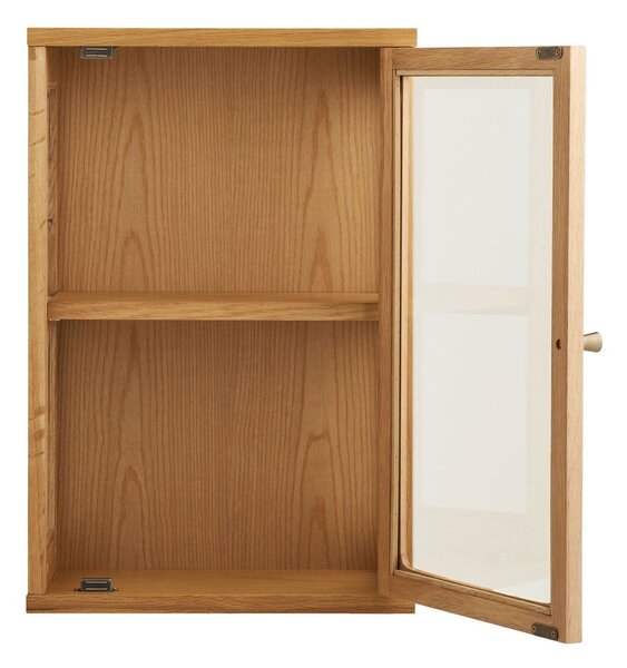 Závěsná vitrína v přírodní barvě 40x60x20 cm Zamora – House Nordic