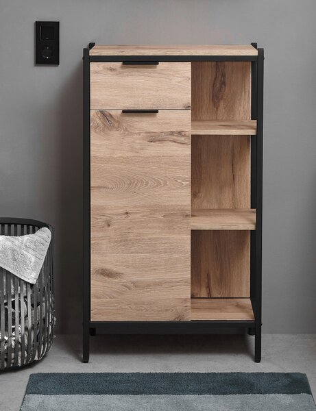 MIDI SKŘÍŇKA, barvy dubu, 60/105/30 cm home24 - Koupelnové série, Online Only