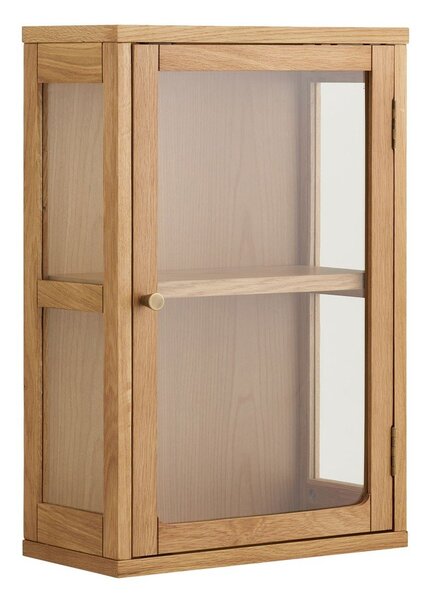 Závěsná vitrína v přírodní barvě 40x60x20 cm Zamora – House Nordic