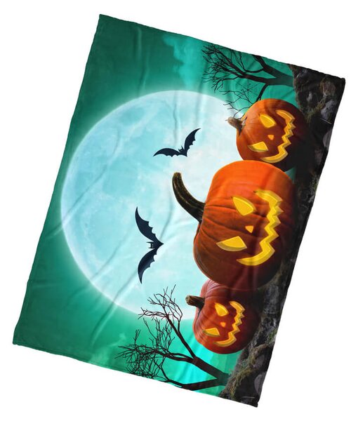 Dětská deka Dýně Halloween
