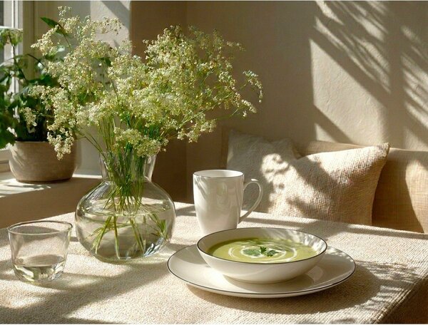 Jídelní sada 18 ks z kostního porcelánu Decora – Orion