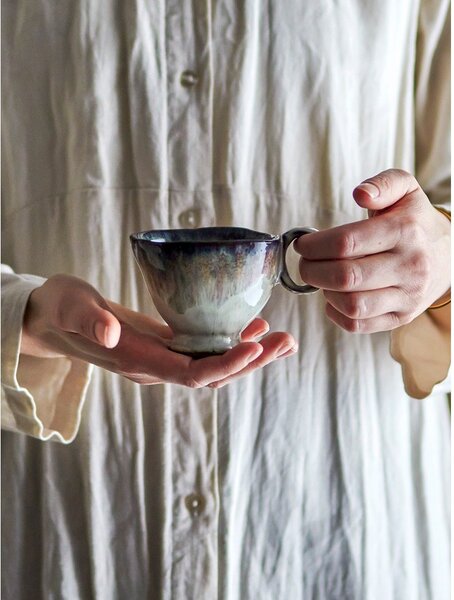 Béžový kameninový šálek 175 ml Imogen – Bloomingville