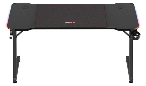 PC stolek Hyperion 3.3 (černá + vícebarevná) (s LED osvětlením)