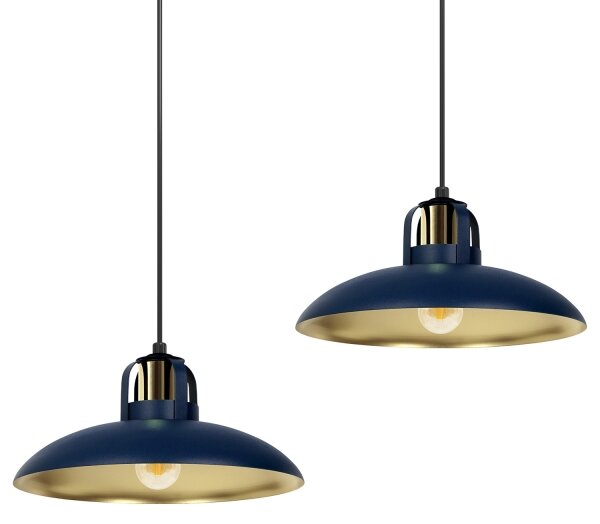 Brilagi - LED Lustr na lanku FLAMENGO 2xE27/60W/230V modrá