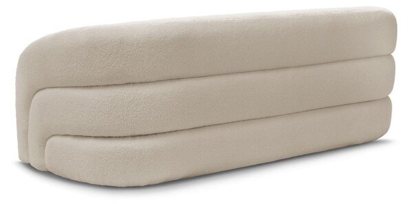 Béžová pohovka z textilie bouclé 193 cm Elina – Bobochic Paris