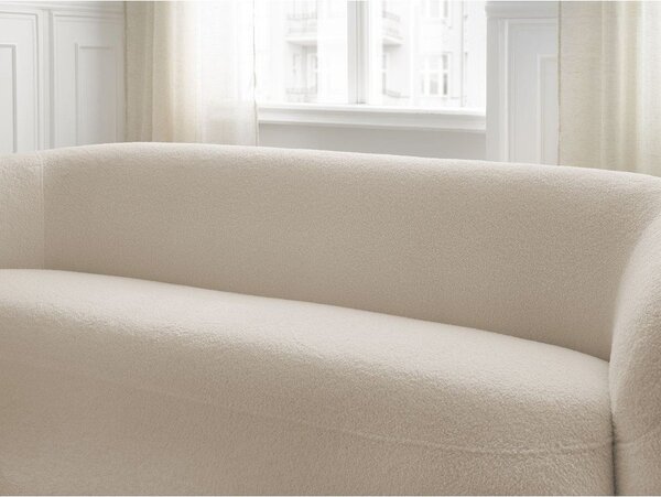 Béžová pohovka z textilie bouclé 193 cm Elina – Bobochic Paris