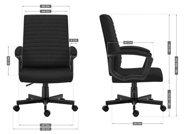 Kancelářské křeslo Blitz 2.5 (černá). Akce -20%