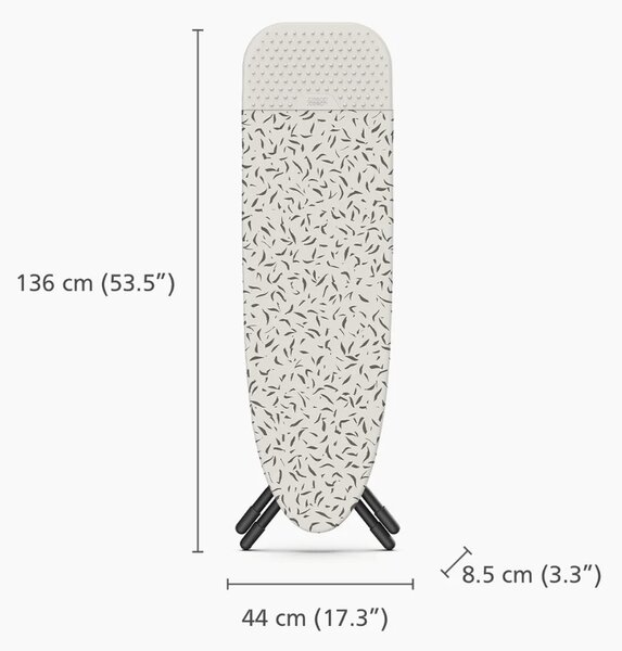 Joseph Joseph Béžovo-černé žehlící prkno Glide Plus 130 cm