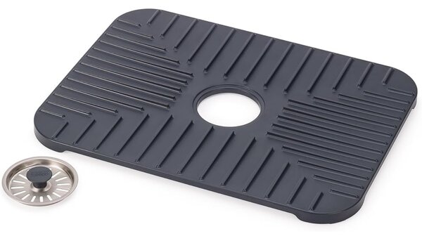 -25 % Dny MOMENTI– Joseph Joseph Šedá plastová podložka do dřezu Sinkshield 40 x 30 cm