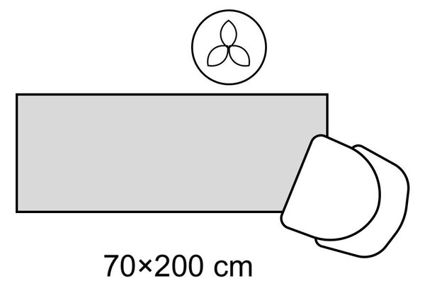 Krémový/v přírodní barvě oboustranný/ručně tkaný jutový běhoun 70x200 cm Jutta – Hanse Home