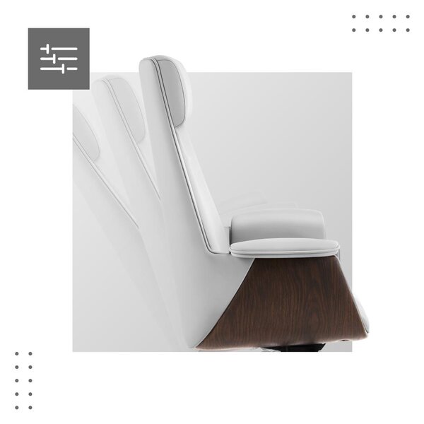 Kancelářské křeslo Blitz 8.2 (bílá). Akce -20%