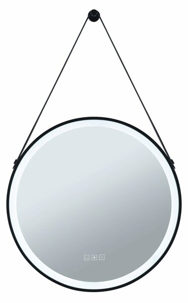 PAULMANN LED zrcadlo s osvětlením Mirra IP44 CCT 230V 11,5W stmívatelné černá/zrcadlo závěsné