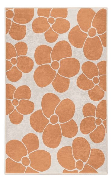 Oranžový pratelný koberec 60x100 cm Orange Meadow – Mila Home