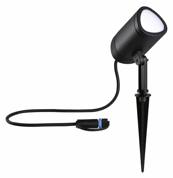 PAULMANN Plug & Shine LED bodové zahradní světlo Smart Home Zigbee Shira IP65 RGBW+ 6,5W antracit