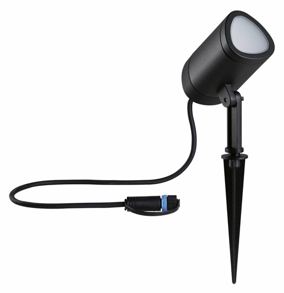 PAULMANN Plug & Shine LED bodové zahradní světlo Smart Home Zigbee Shira IP65 RGBW+ 6,5W antracit