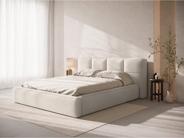 Krémové čalouněné čelo postele 229x100 cm Darren – Micadoni