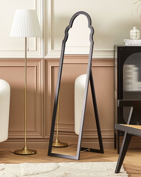 Stojací zrcadlo CHATILLON 150 cm Černá