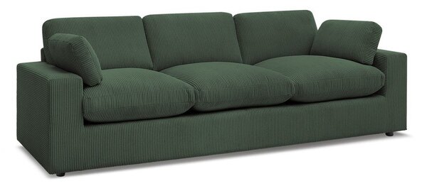 Zelená manšestrová pohovka 250 cm Belair – Bobochic Paris