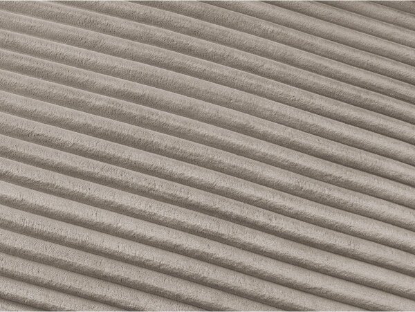 Taupe manšestrová pohovka na každodenní spaní/rozkládací 220 cm Hugo – Bobochic Paris