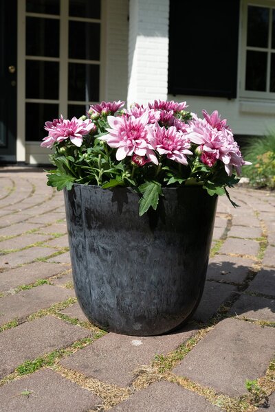 Ter Steege Květináč Palermo marble grey D35 H32