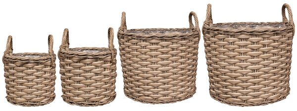 Ter Steege Sada 4 košů Aria natural D47 H47