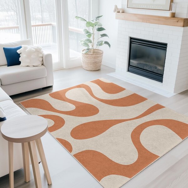 Oranžový pratelný běhoun 80x200 cm Caramel Latte – Mila Home