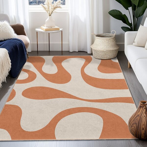 Oranžový pratelný běhoun 80x200 cm Caramel Latte – Mila Home