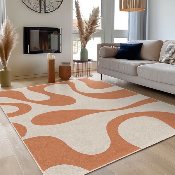 Oranžový pratelný běhoun 80x200 cm Caramel Latte – Mila Home