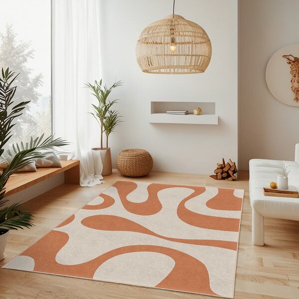 Oranžový pratelný běhoun 80x200 cm Caramel Latte – Mila Home