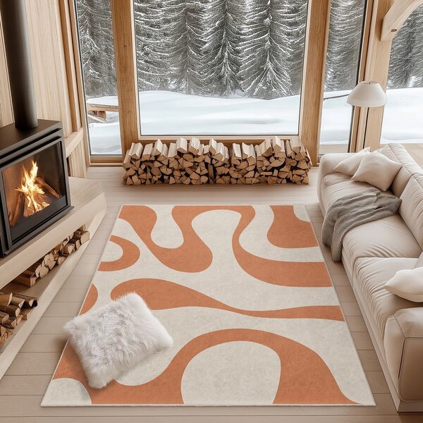 Oranžový pratelný běhoun 80x200 cm Caramel Latte – Mila Home