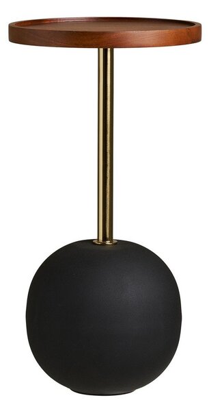 Kulatý odkládací stolek s deskou z mangového dřeva ø 30 cm Sirone – House Nordic