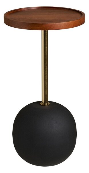 Kulatý odkládací stolek s deskou z mangového dřeva ø 30 cm Sirone – House Nordic