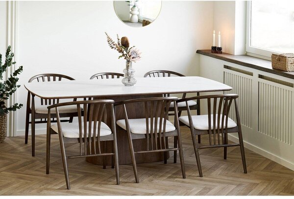 Jídelní stůl s keramickou deskou 90x200 cm Noli – House Nordic