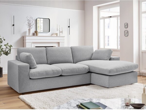 Světle šedá rohová pohovka Belair – Bobochic Paris